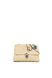 Zoozie Bags Bolso Mini de Cuero PU Crema